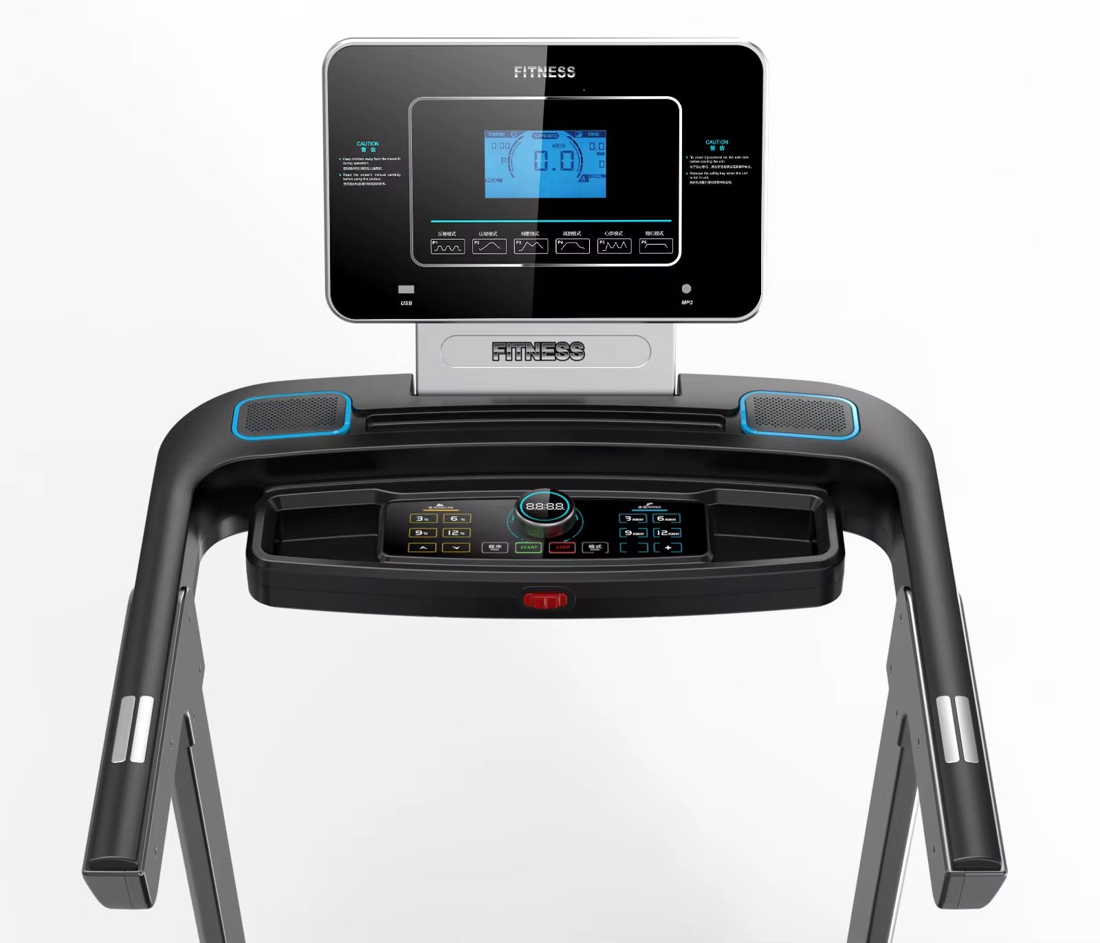 Tapis roulant puissant 1-15kh/h et 160kg