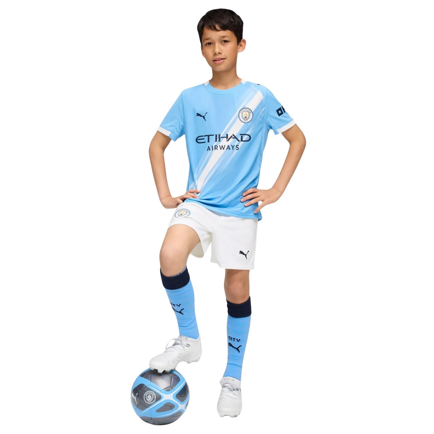 MAILLOT MAN CITY DOMICILE ENFANT 2025-2026