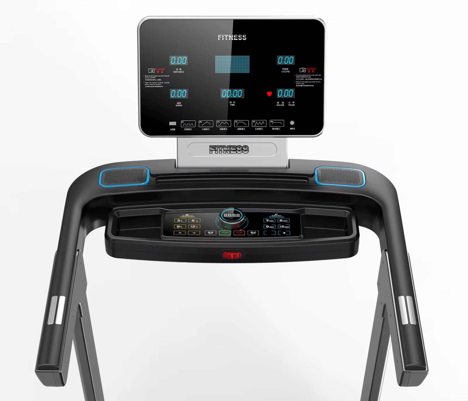 Tapis roulant puissant 1-15 kh/h et 130kg