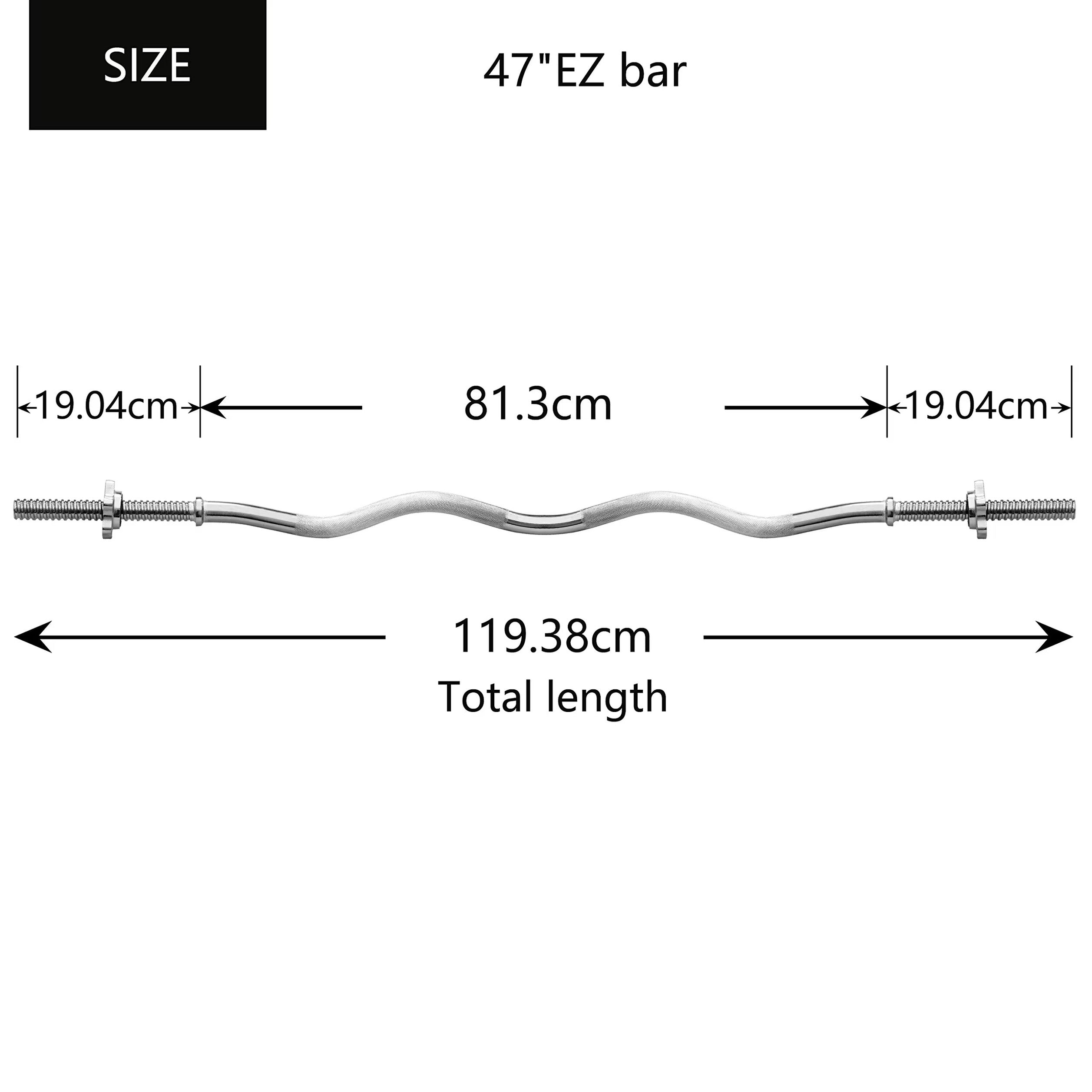 Barre musculation "Barbell" 1.2m